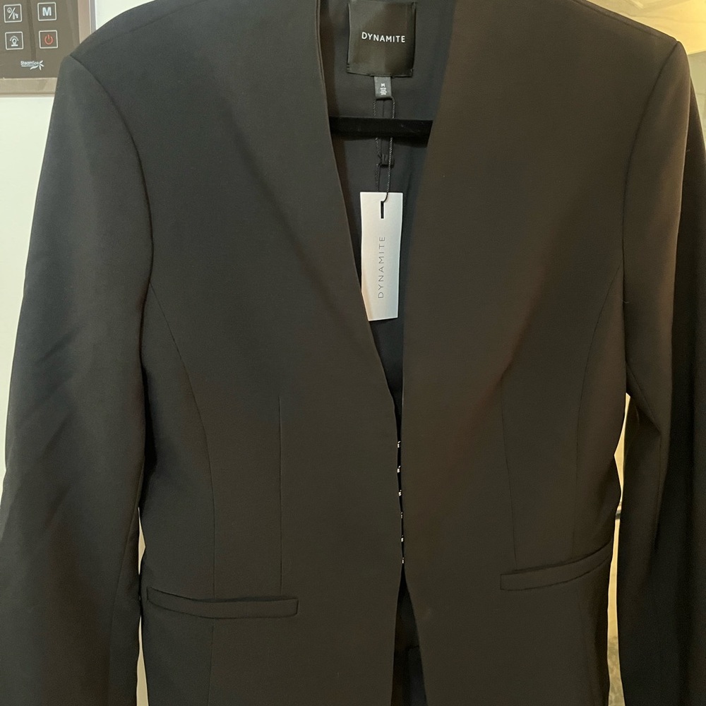 Dynamite Black Blazer